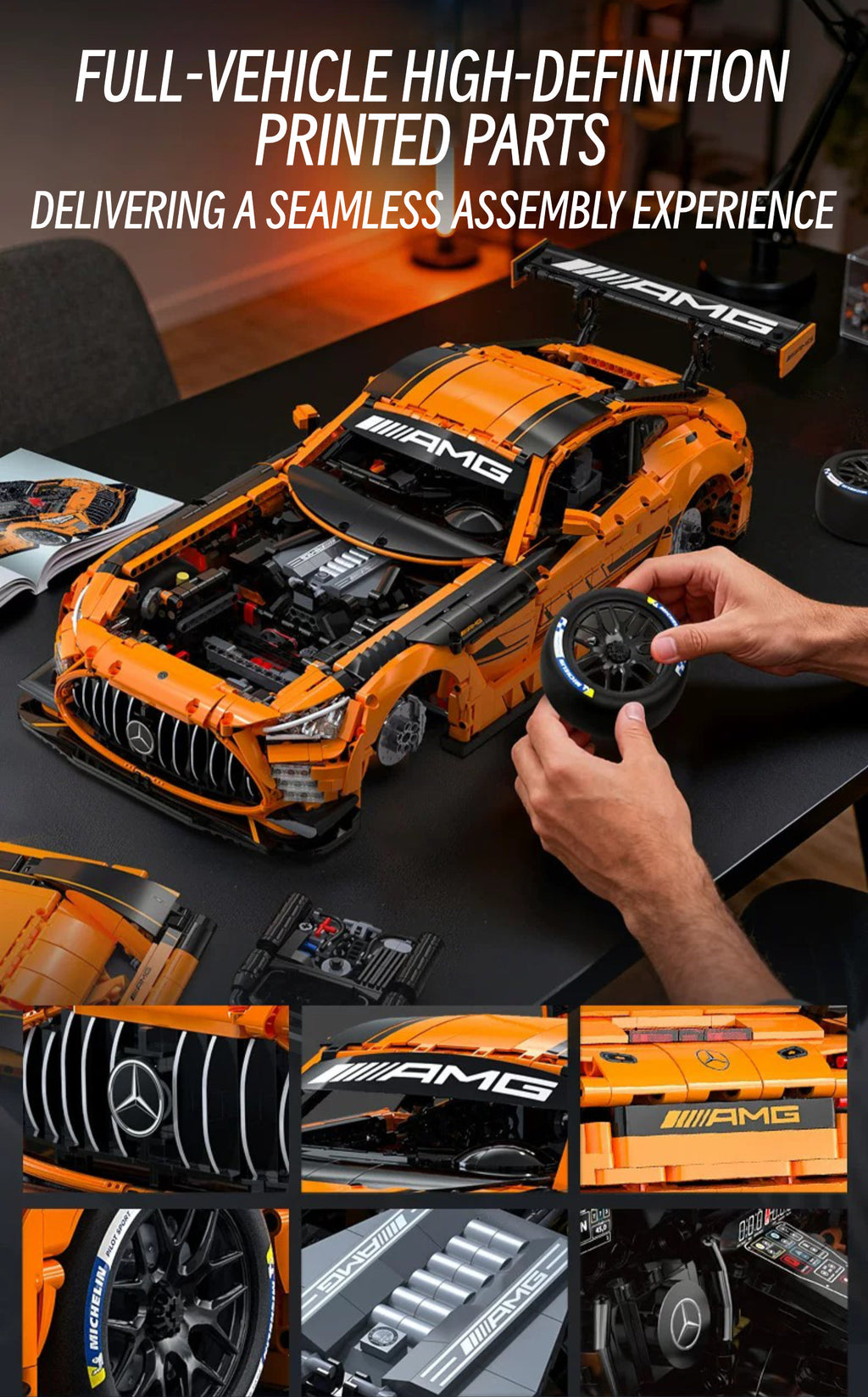 Mercedes benz amg GT3-1：8 scale