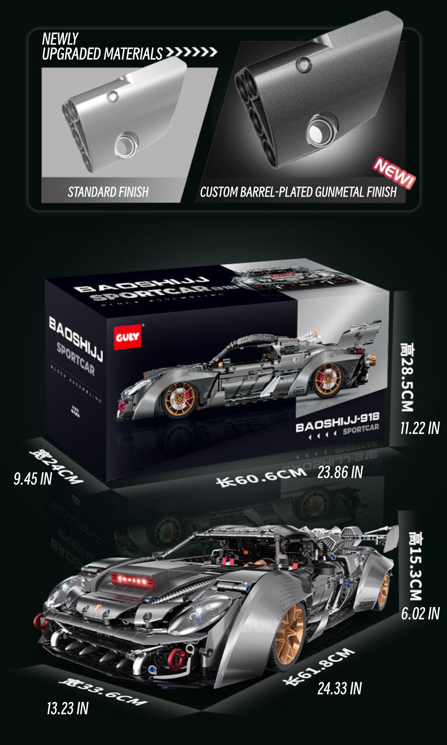 Porsche 918-1:8 scale
