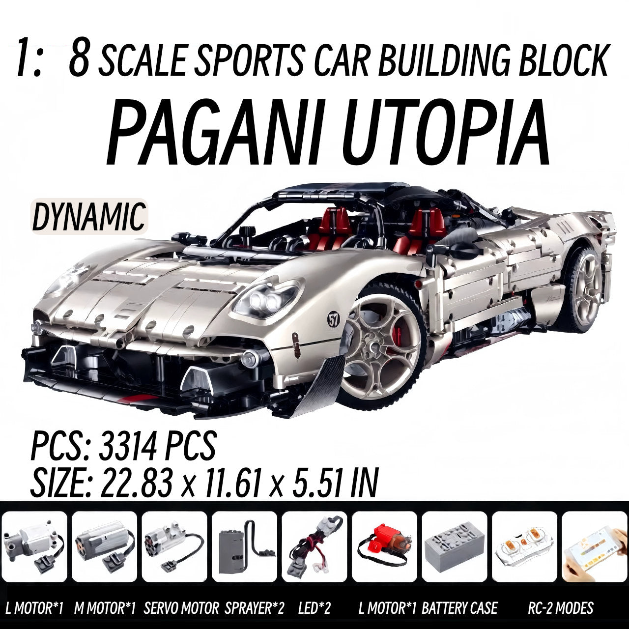 Pagani Utopia-Guly-1：8 scale