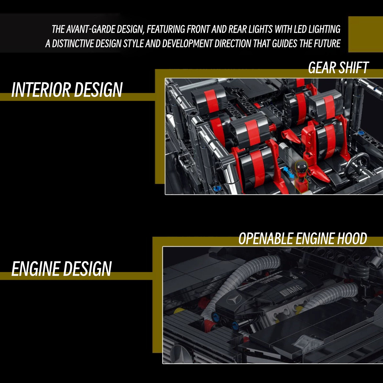 Benz AMG G63 6*6-1：8 scale