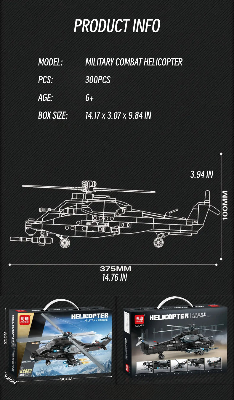 Military combat helicopter