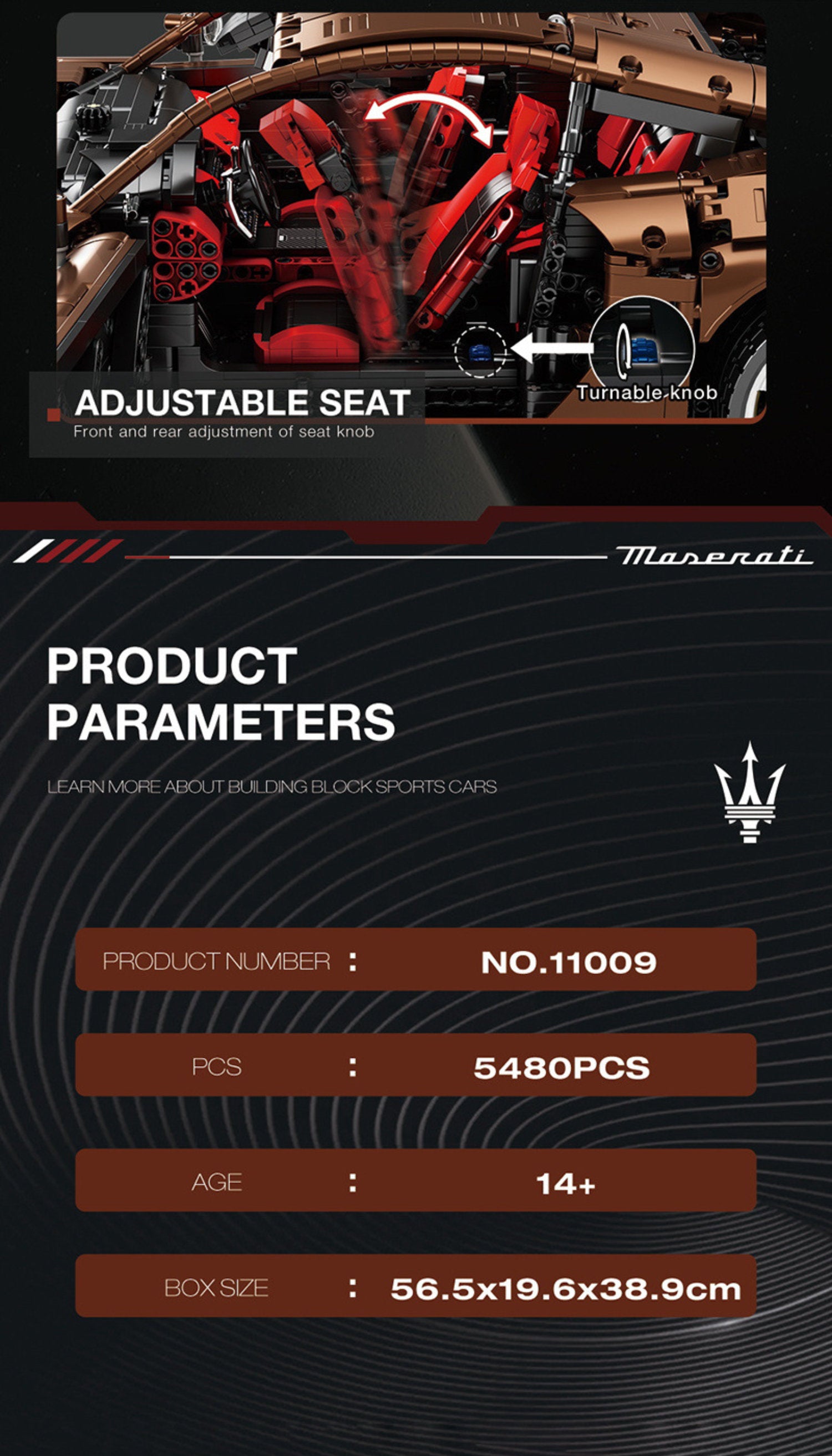 Maserati Quattroporte-1：8 scale