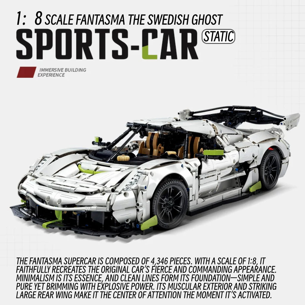Koenigsegg Jesko-1: 8 scale