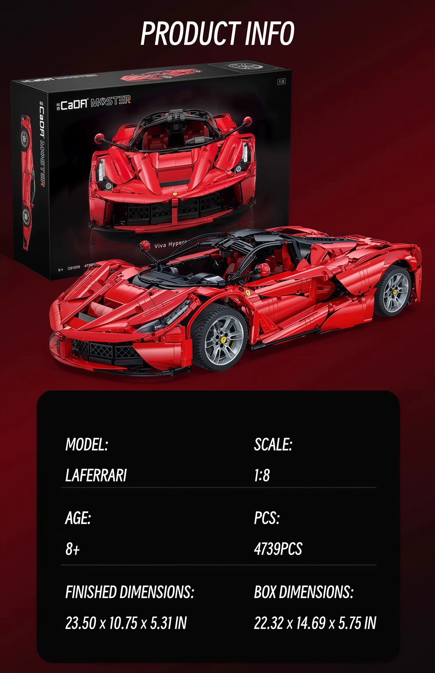‌LaFerrari‌-1：8 scale