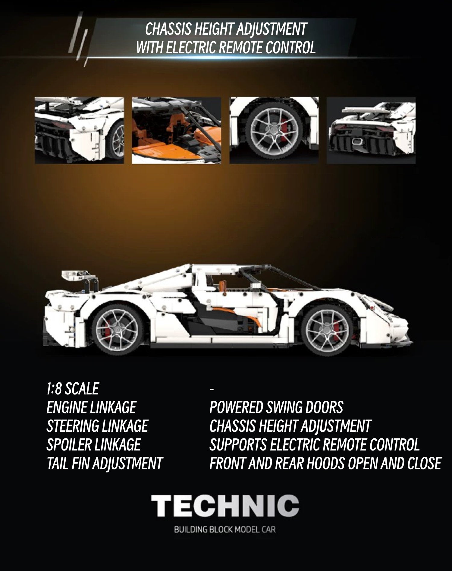 Koenigsegg Regera-1：8 scale