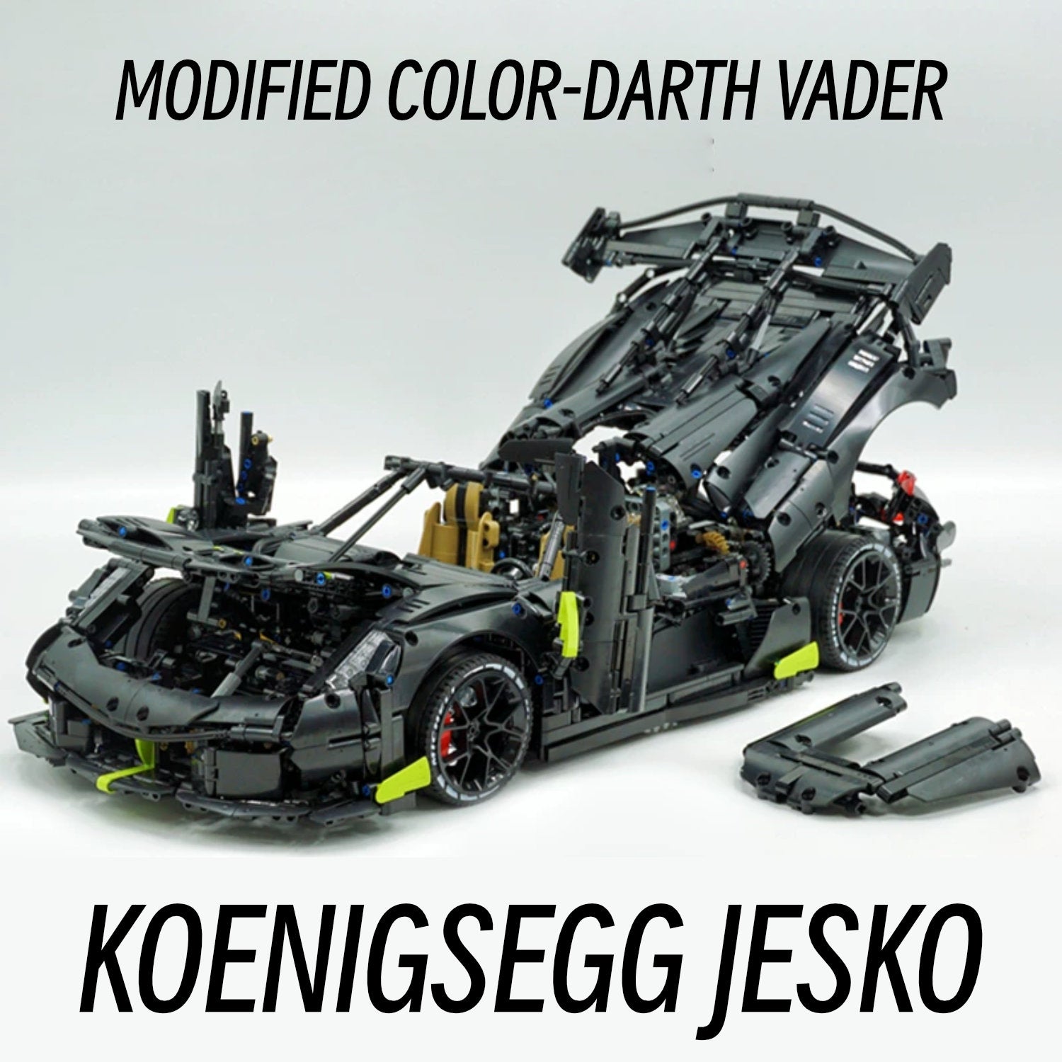 Koenigsegg Jesko-1: 8 scale