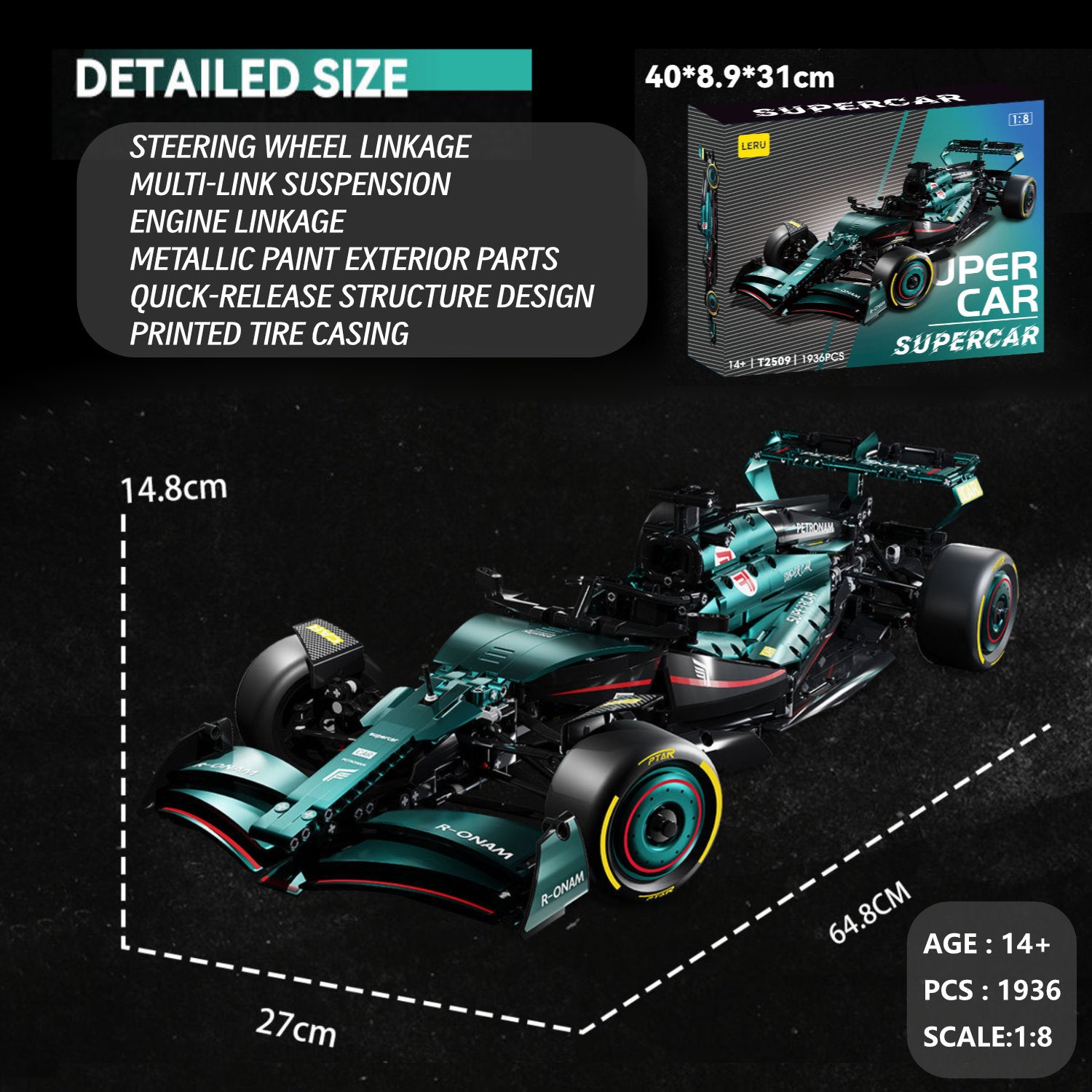 F1 series-1:8 scale