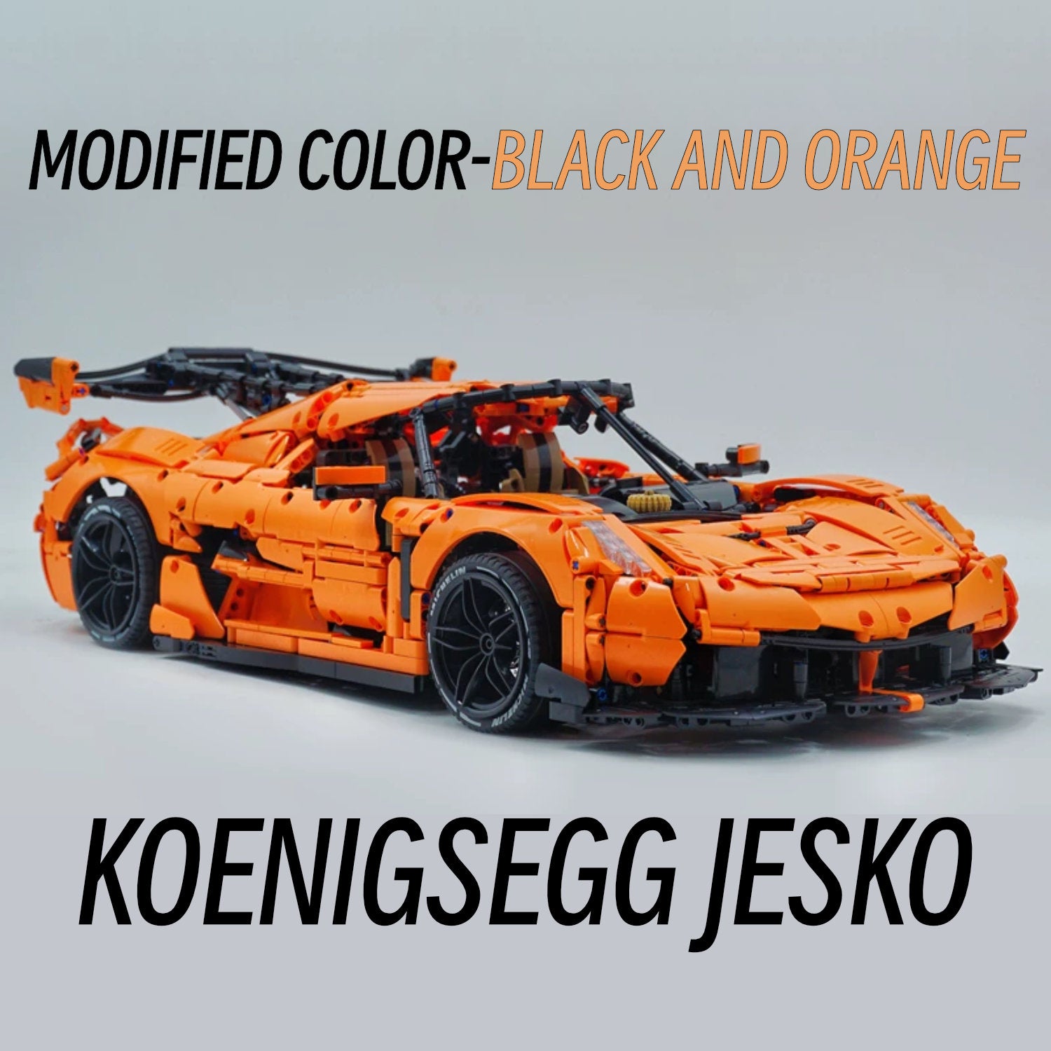 Koenigsegg Jesko-1: 8 scale