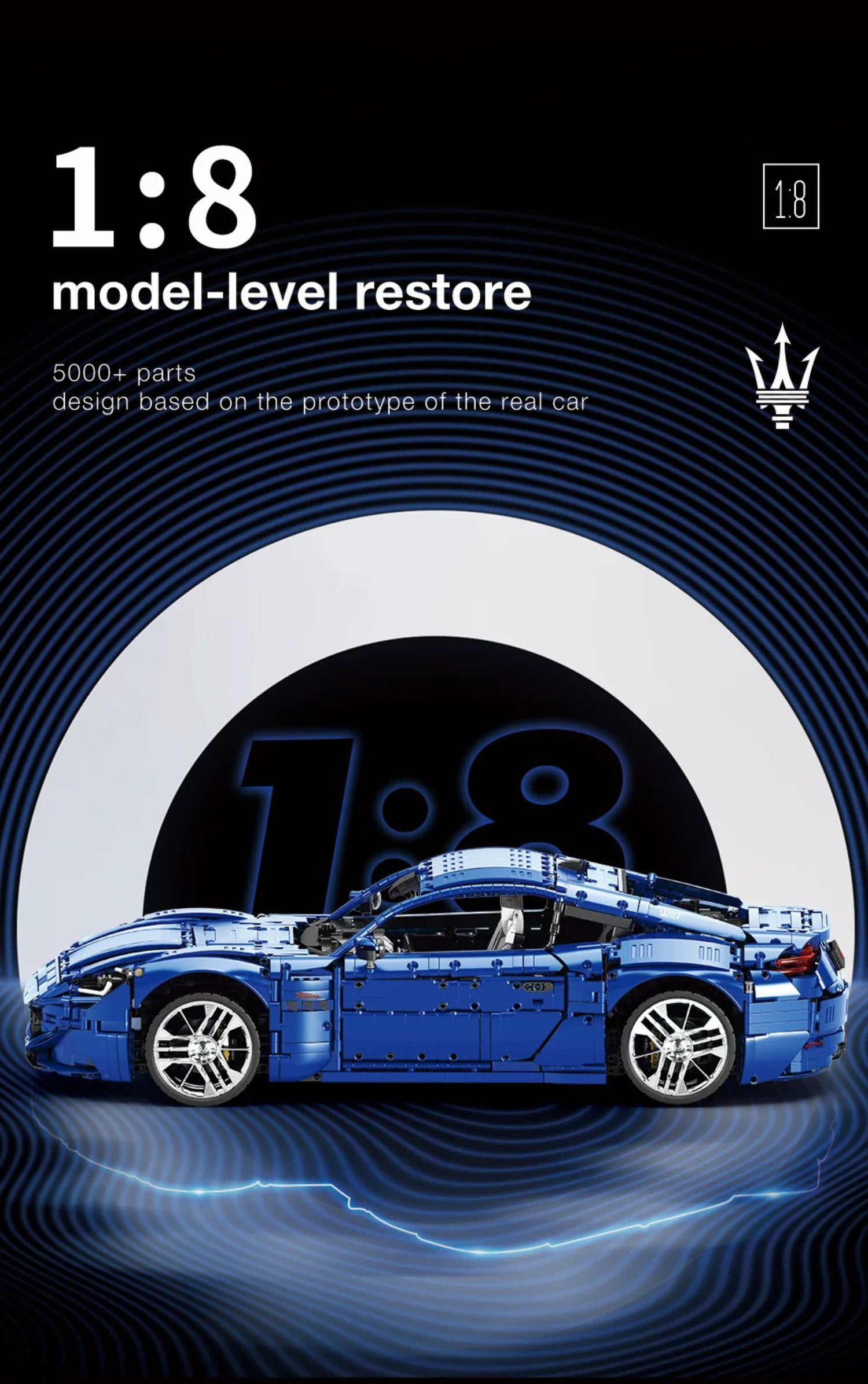 Maserati Quattroporte-1：8 scale