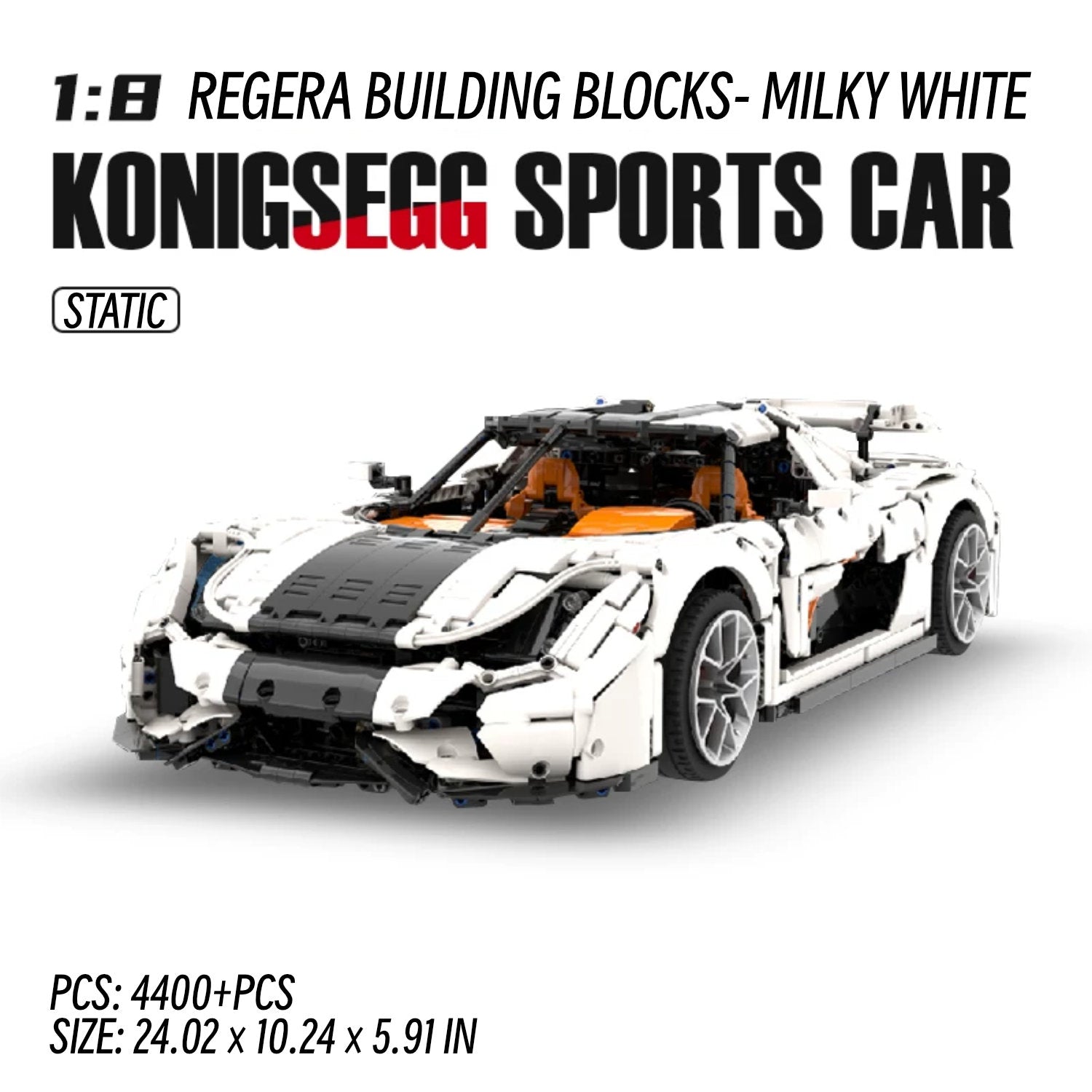Koenigsegg Regera-1：8 scale