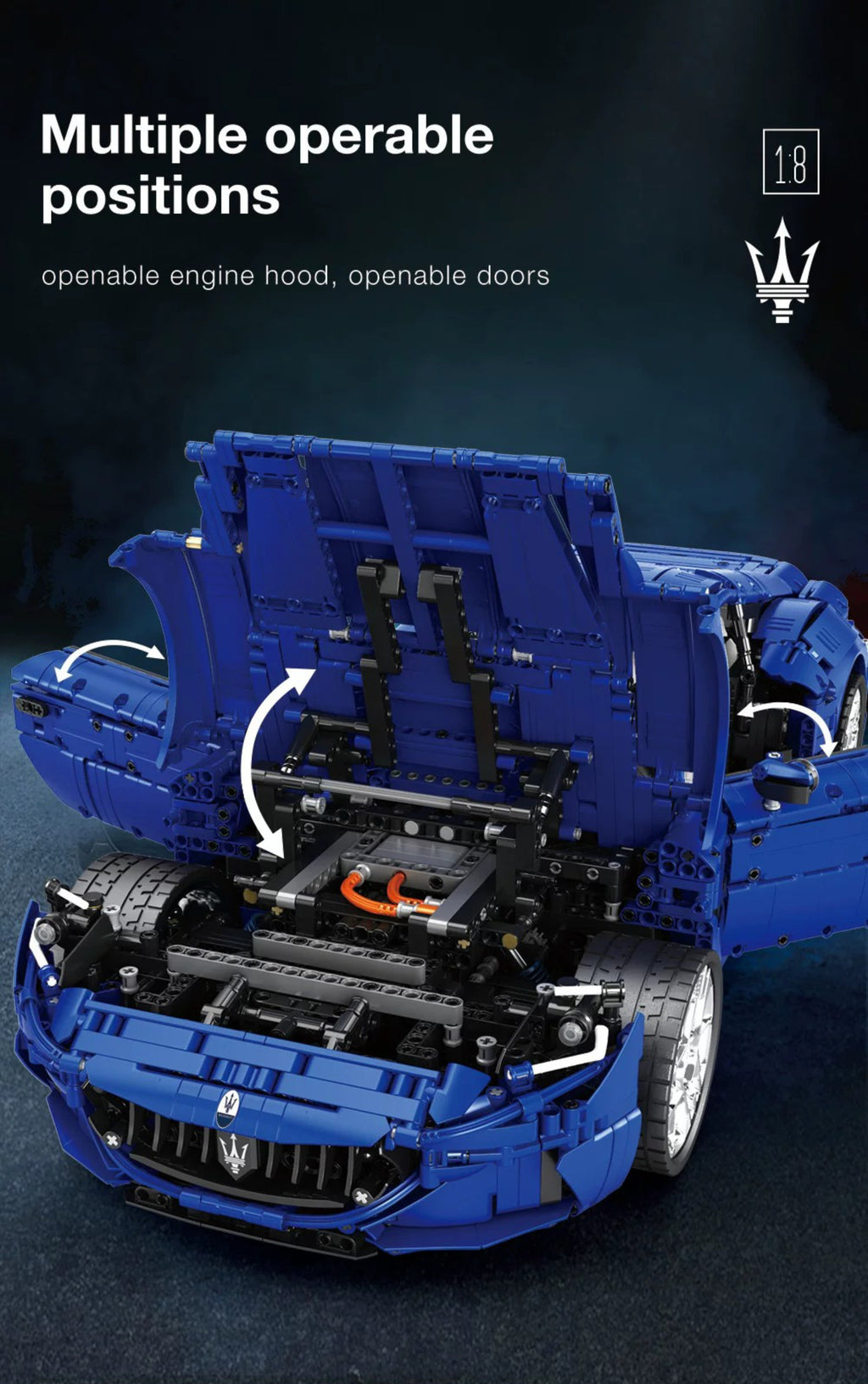 Maserati Quattroporte-1：8 scale
