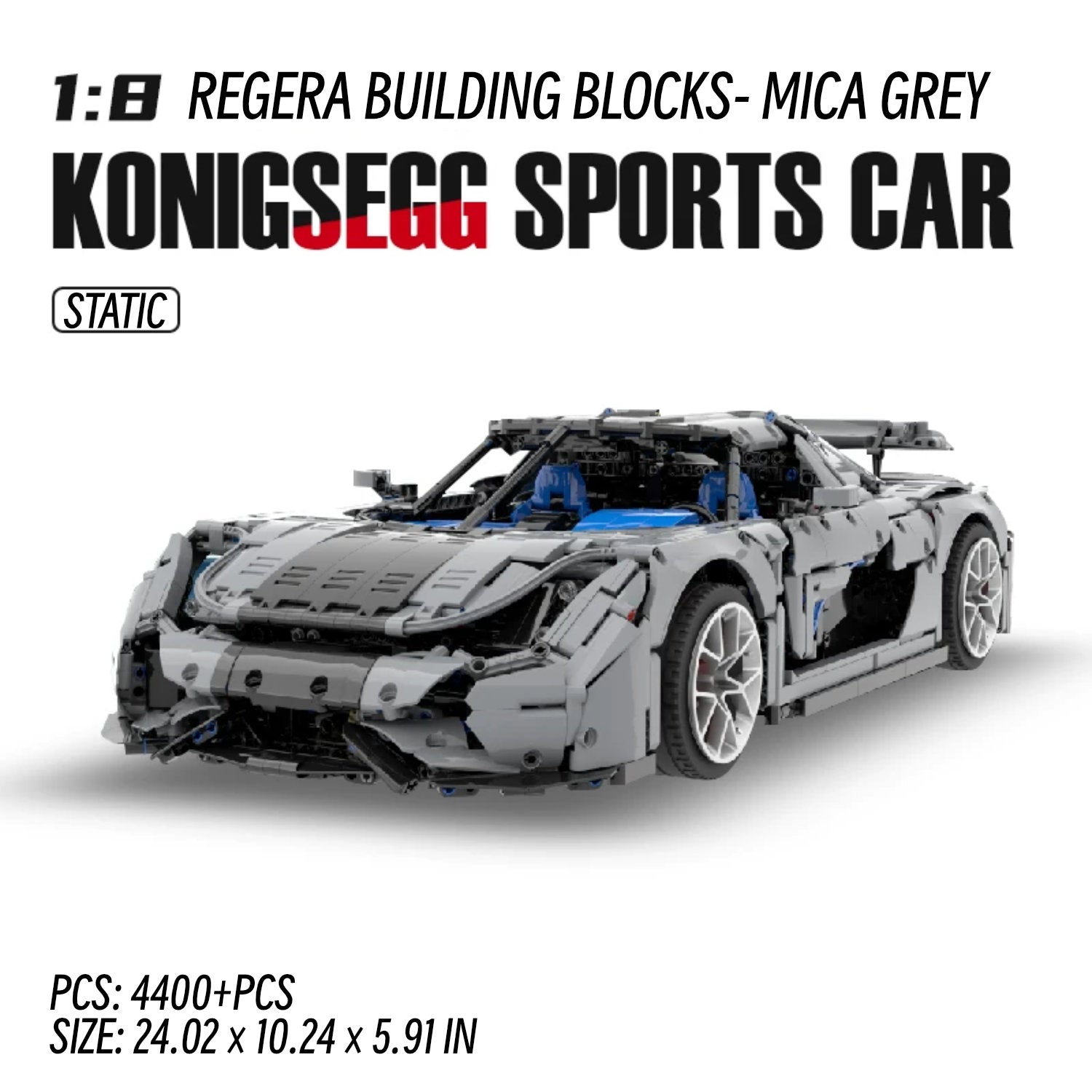 Koenigsegg Regera-1：8 scale
