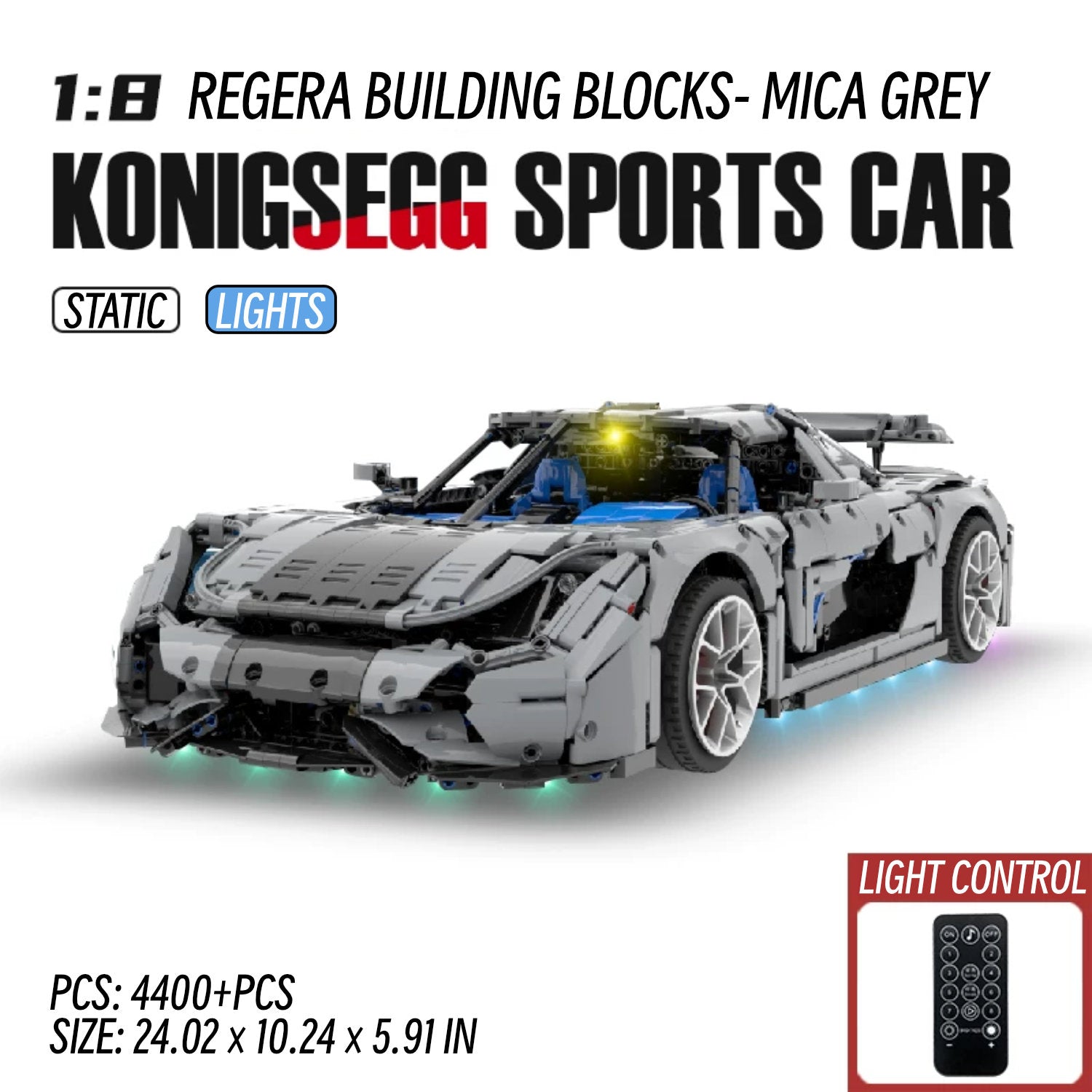 Koenigsegg Regera-1：8 scale