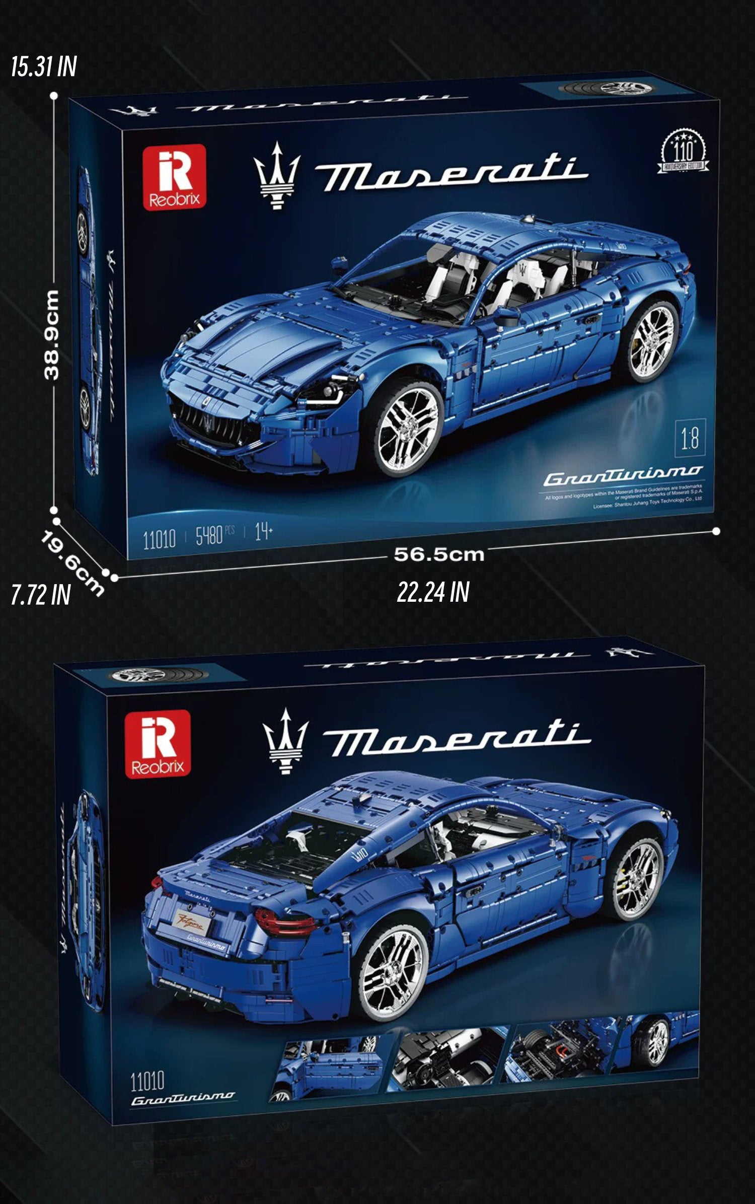 Maserati Quattroporte-1：8 scale