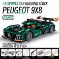‌Peugeot Le Mans 9X8-1:8 scale