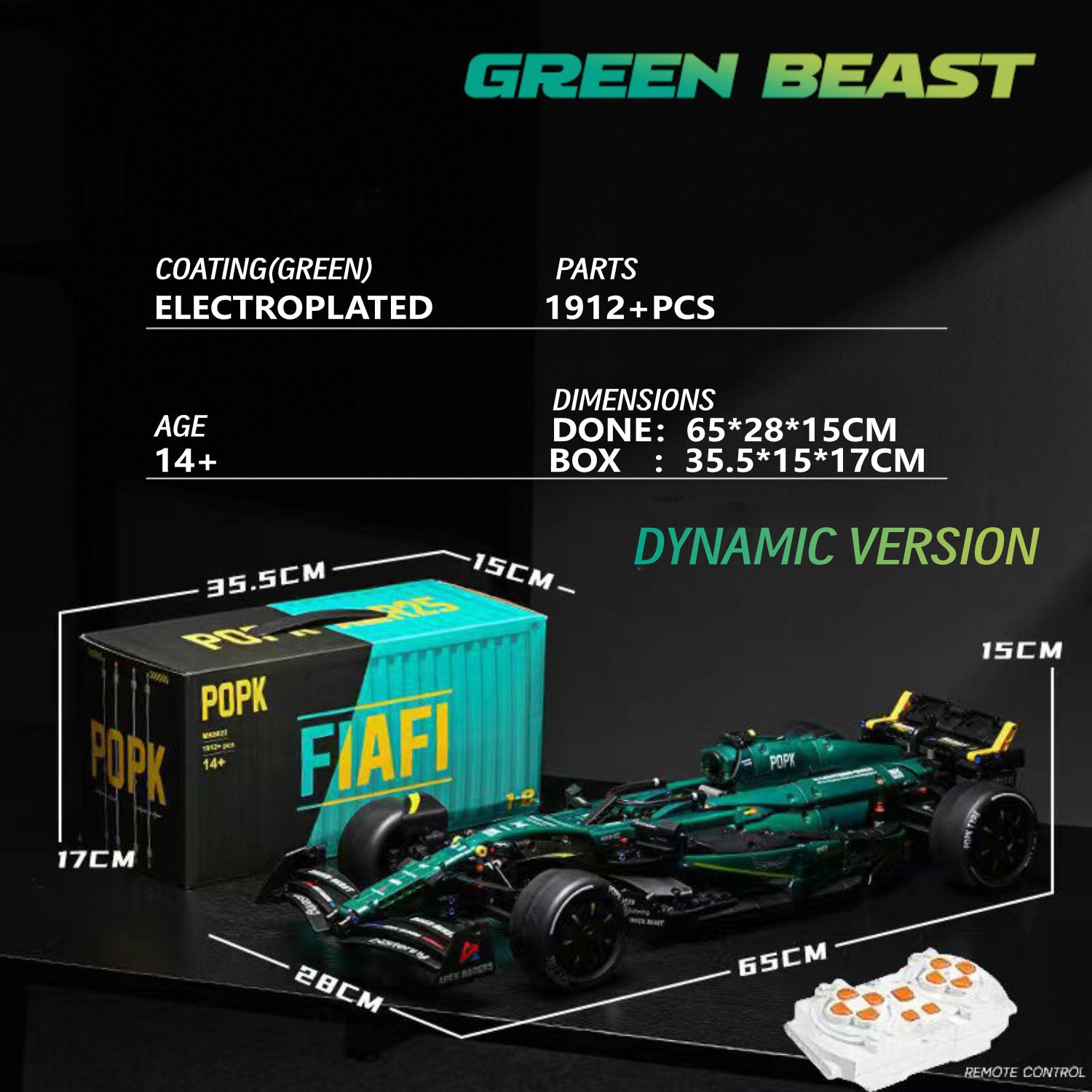 F1 series-1:8 scale