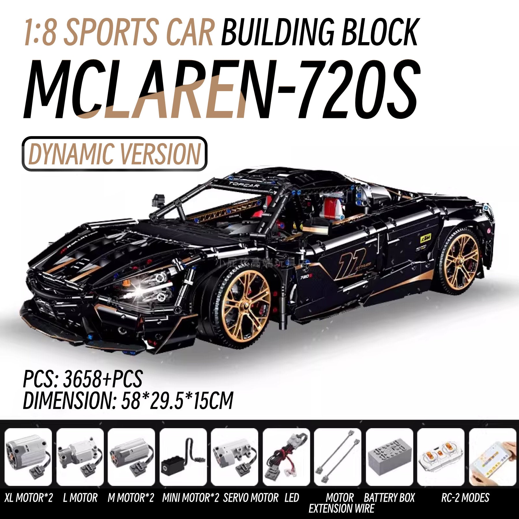 Mclaren 720S-1:8 scale