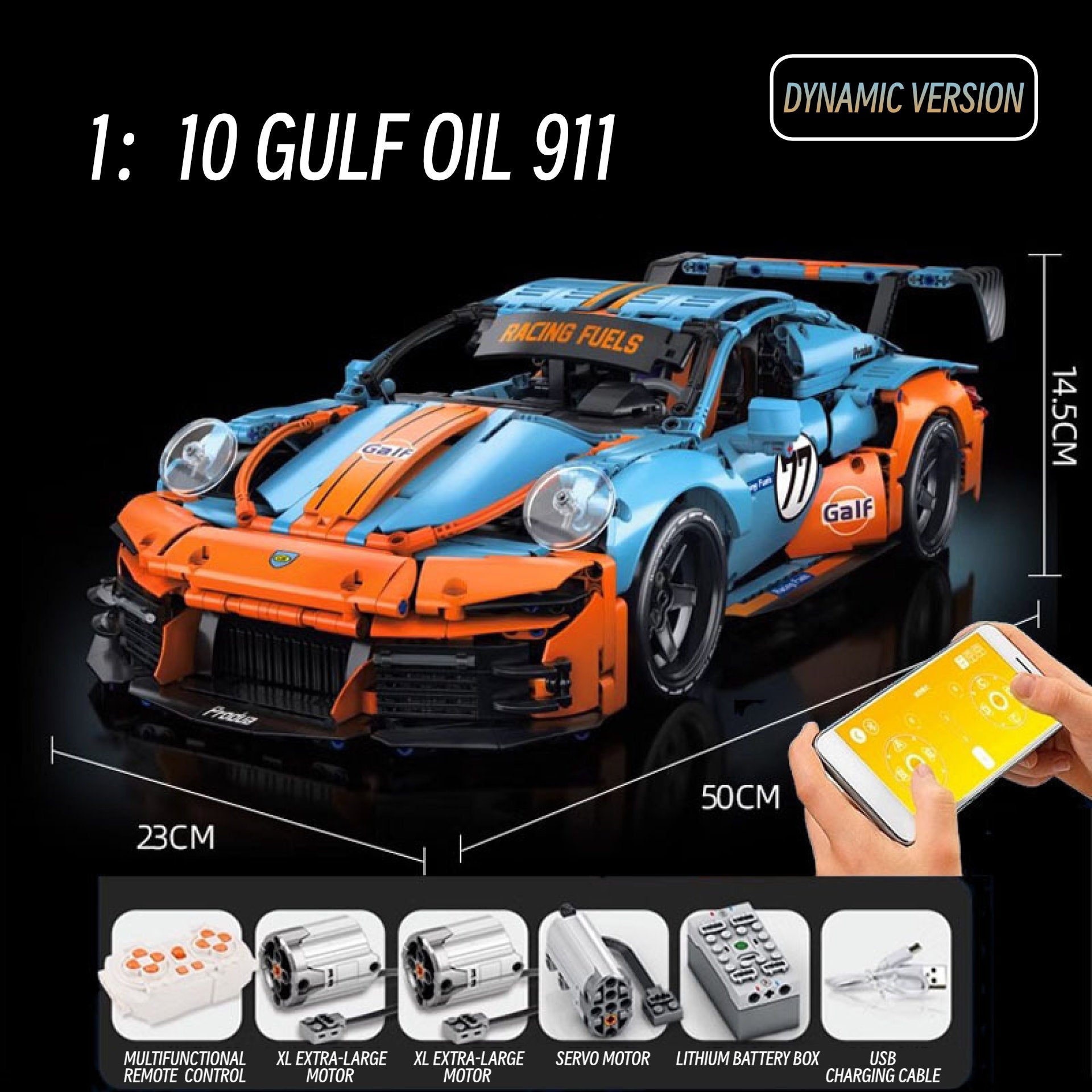 911 RSR series-1:10/1:14 scale