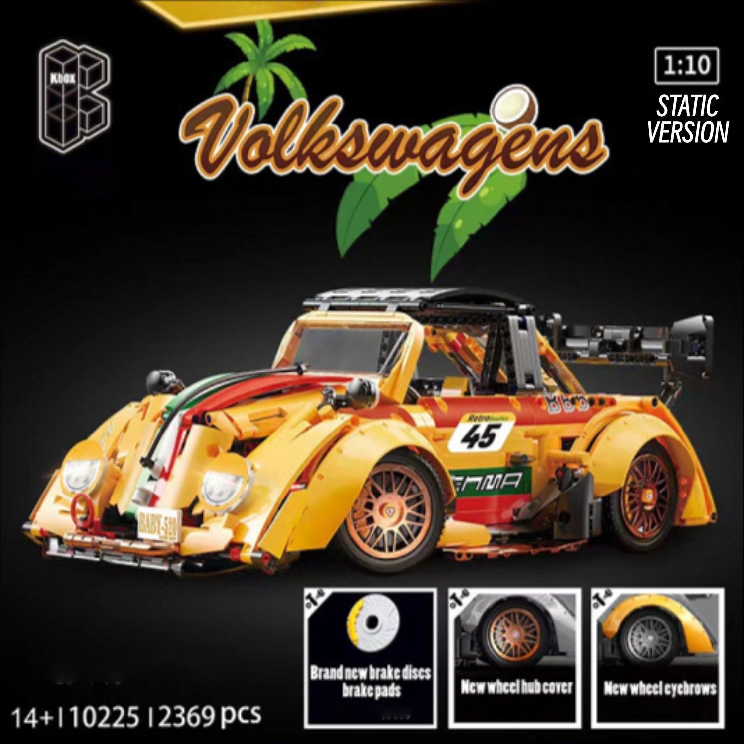 Chirstmas red beetle-1:10 scale