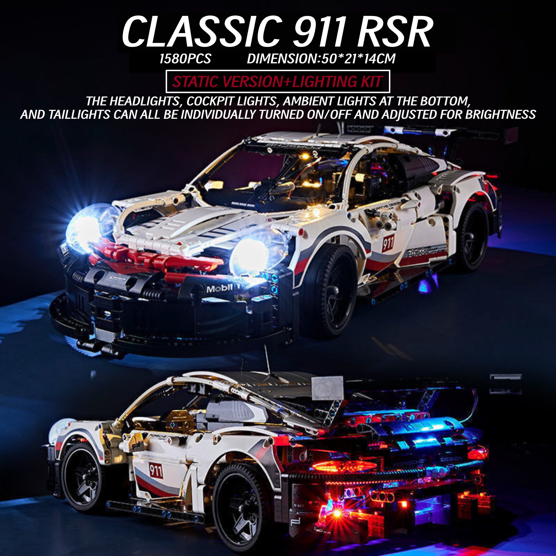 911 RSR series-1:10/1:14 scale