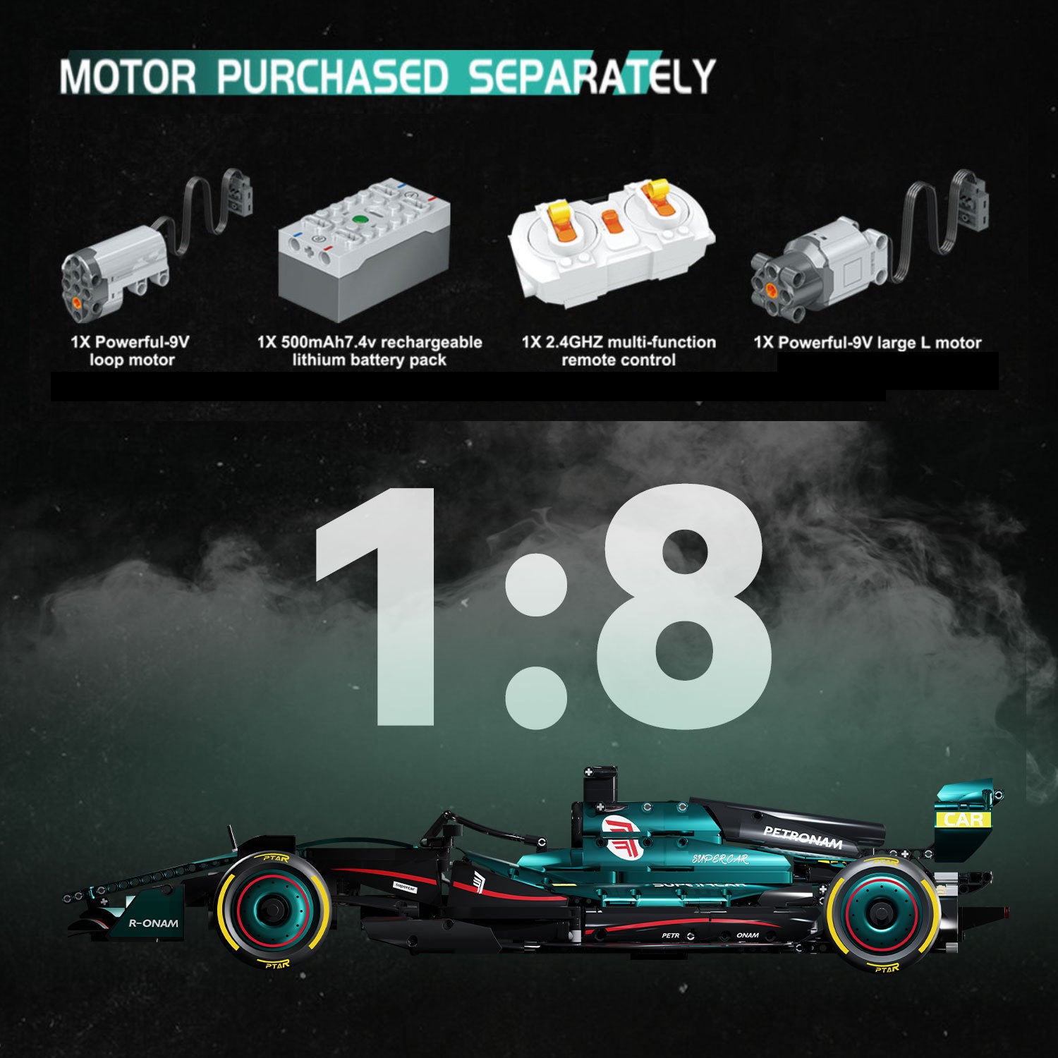 F1 series-1:8 scale