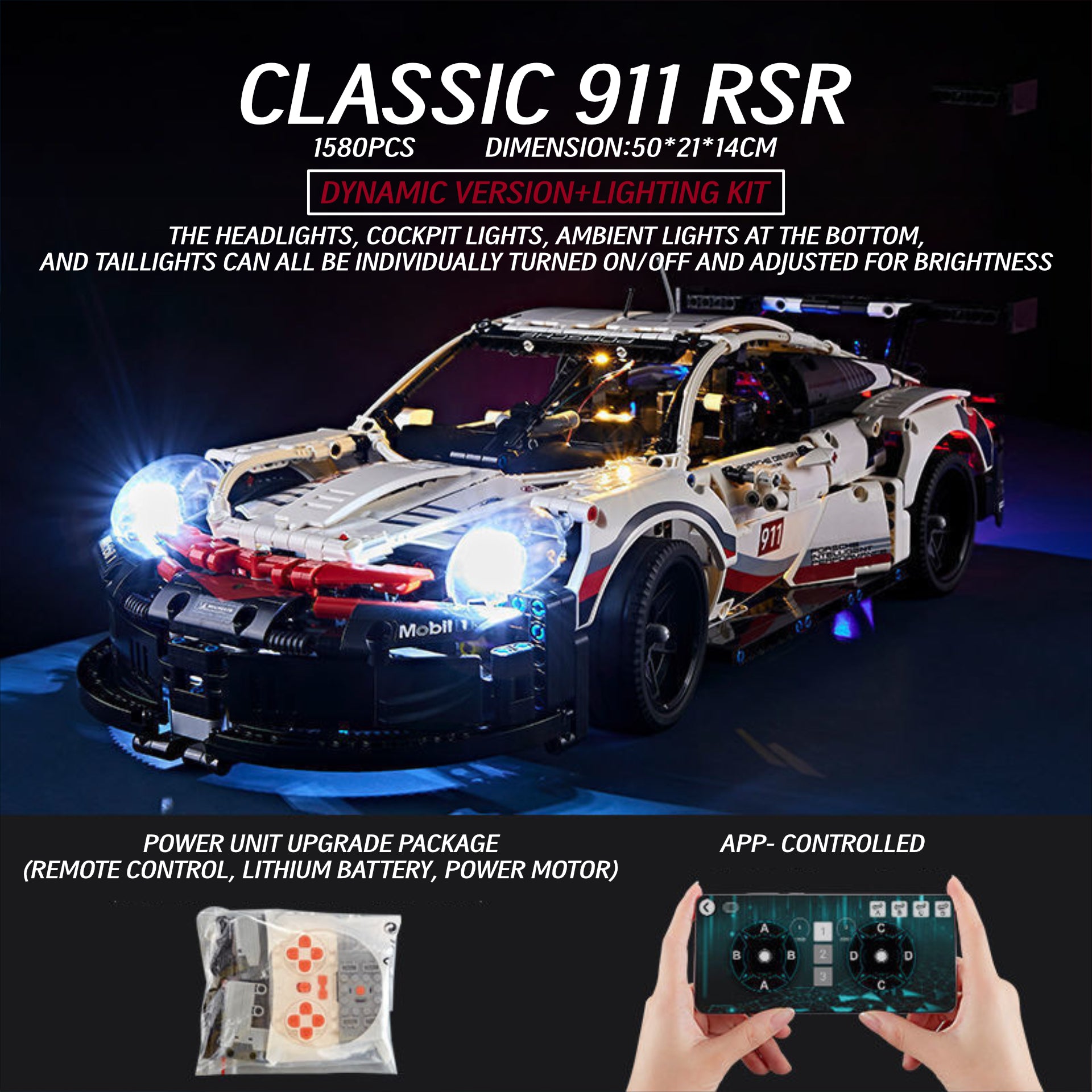 911 RSR series-1:10/1:14 scale