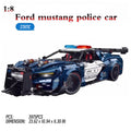 Ford mustang police car-1:8 scale
