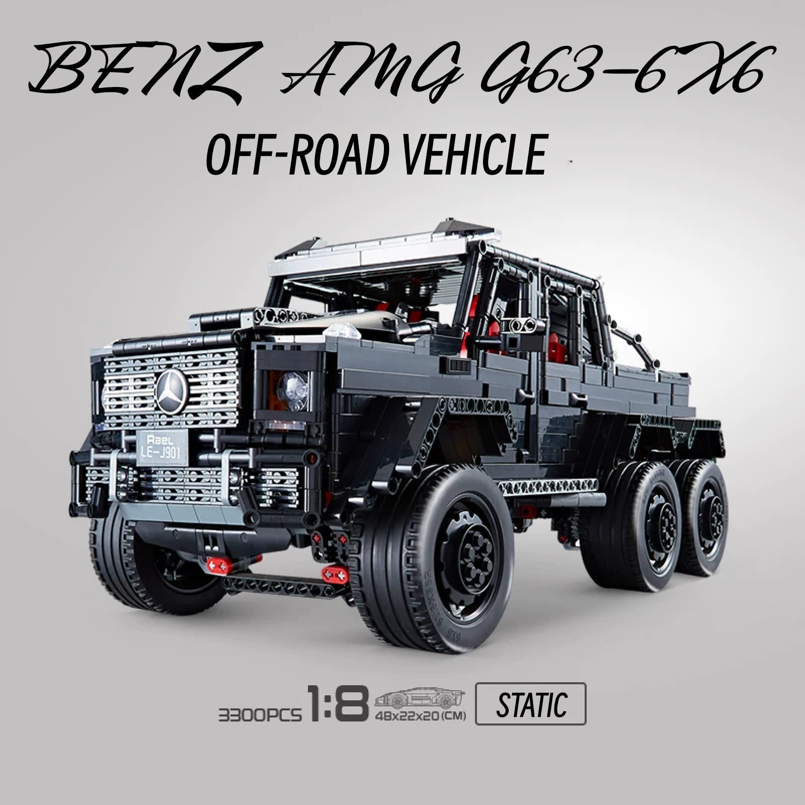 Benz AMG G63 6*6-1：8 scale