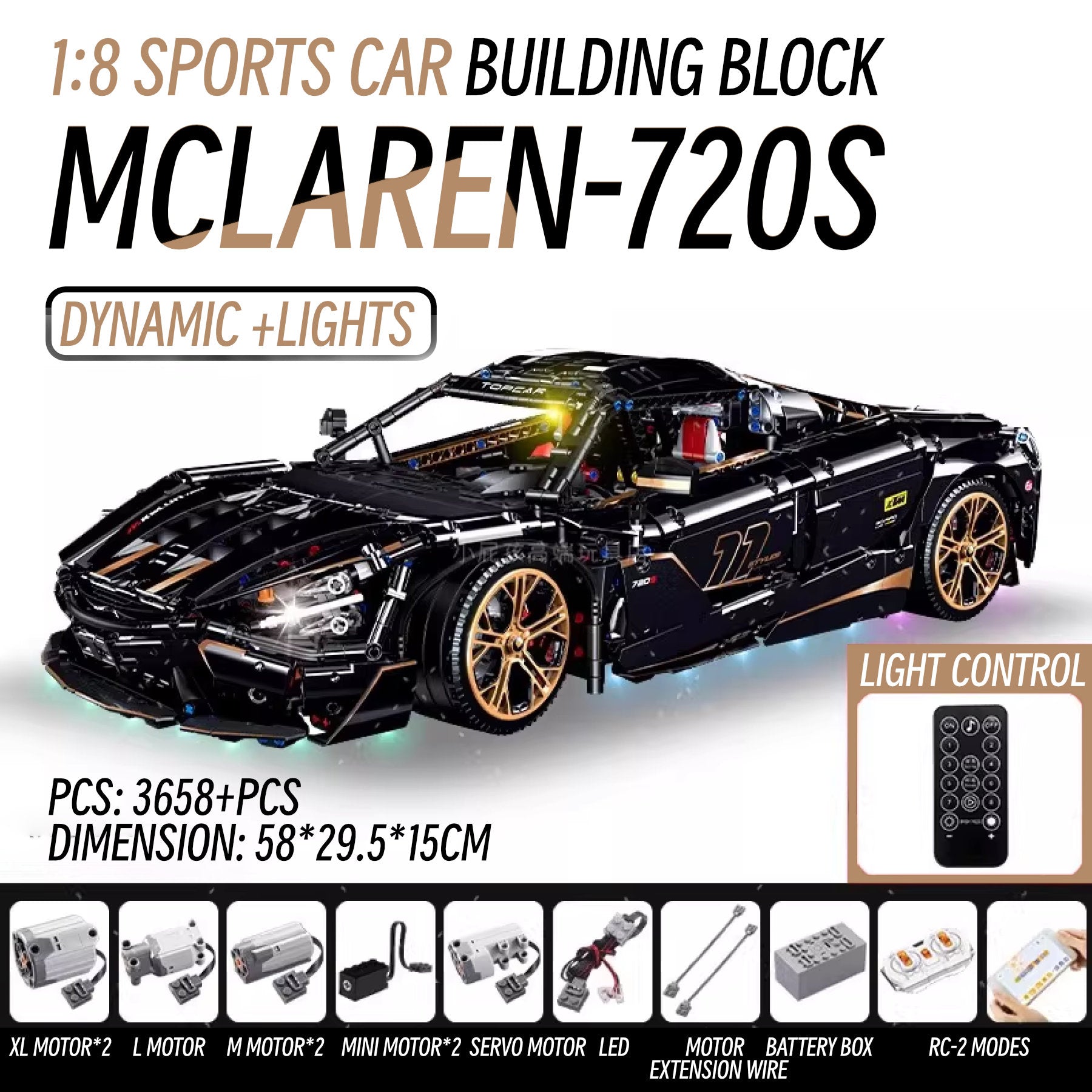 Mclaren 720S-1:8 scale