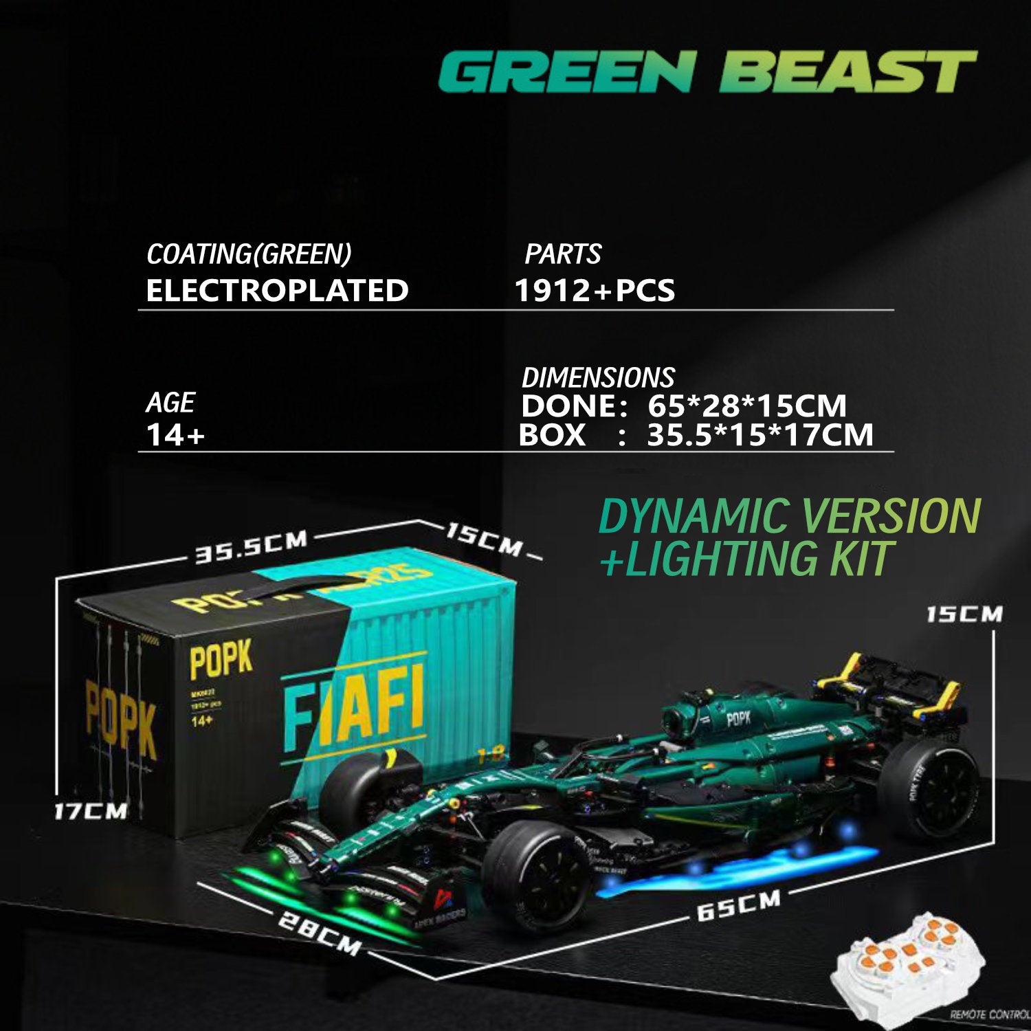 F1 series-1:8 scale