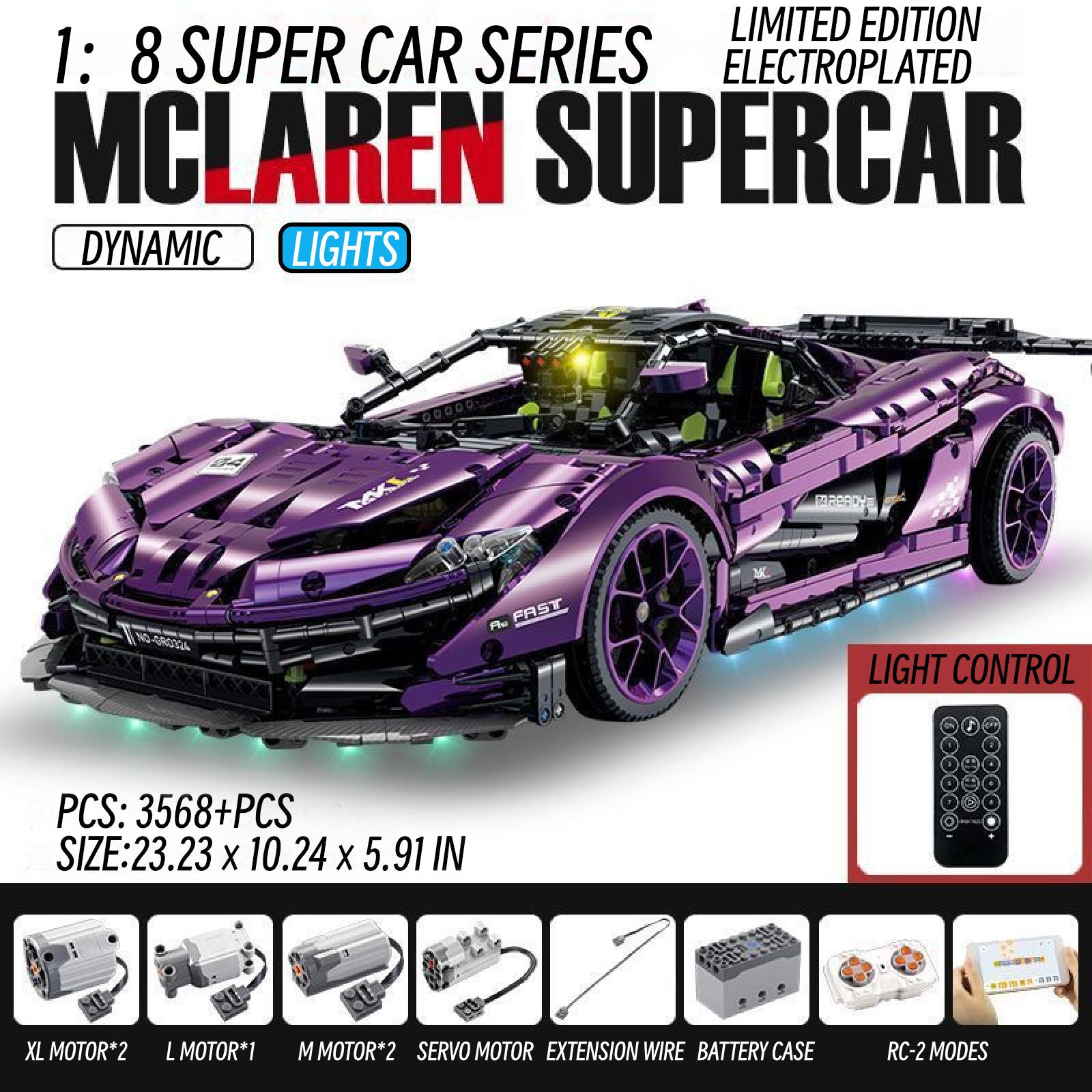 Mclaren p1 - 1:8 scale