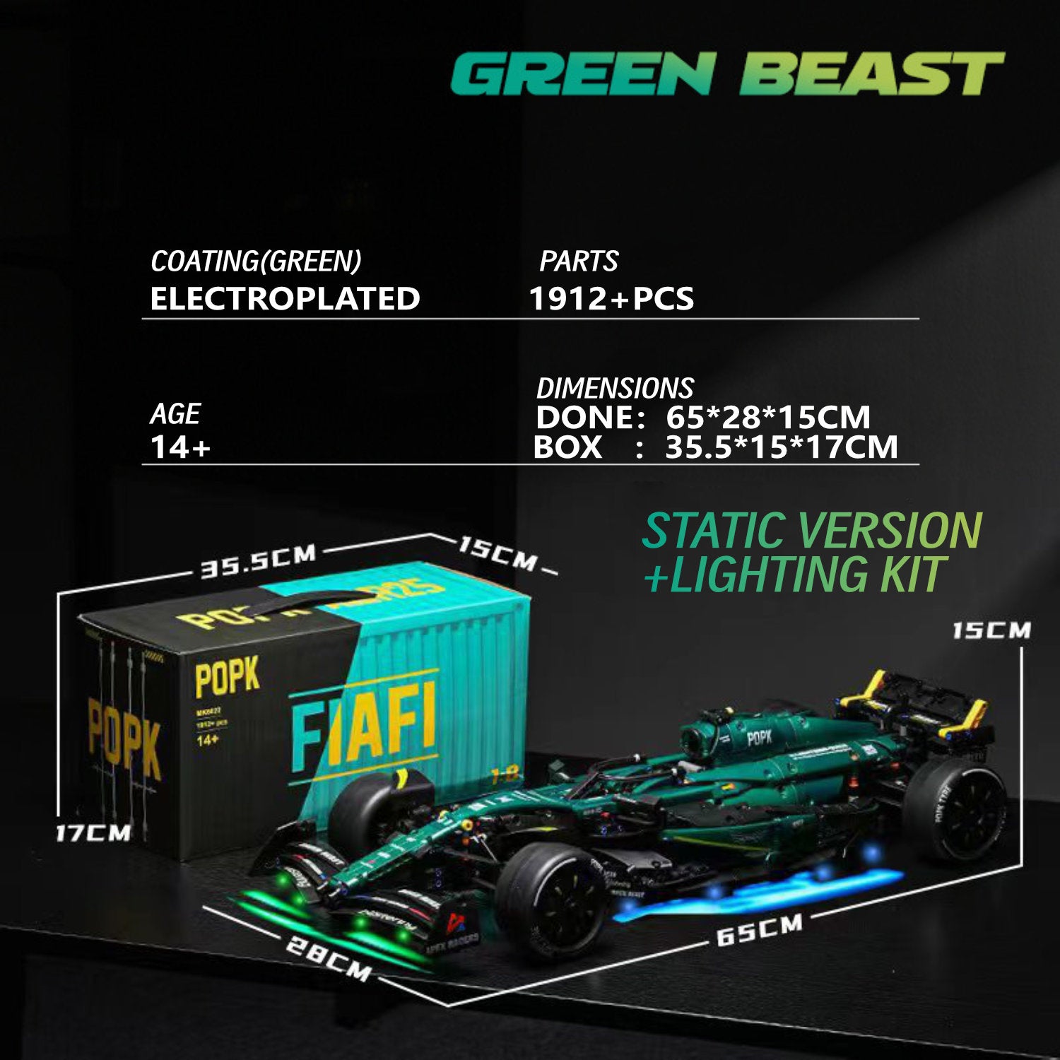 F1 series-1:8 scale