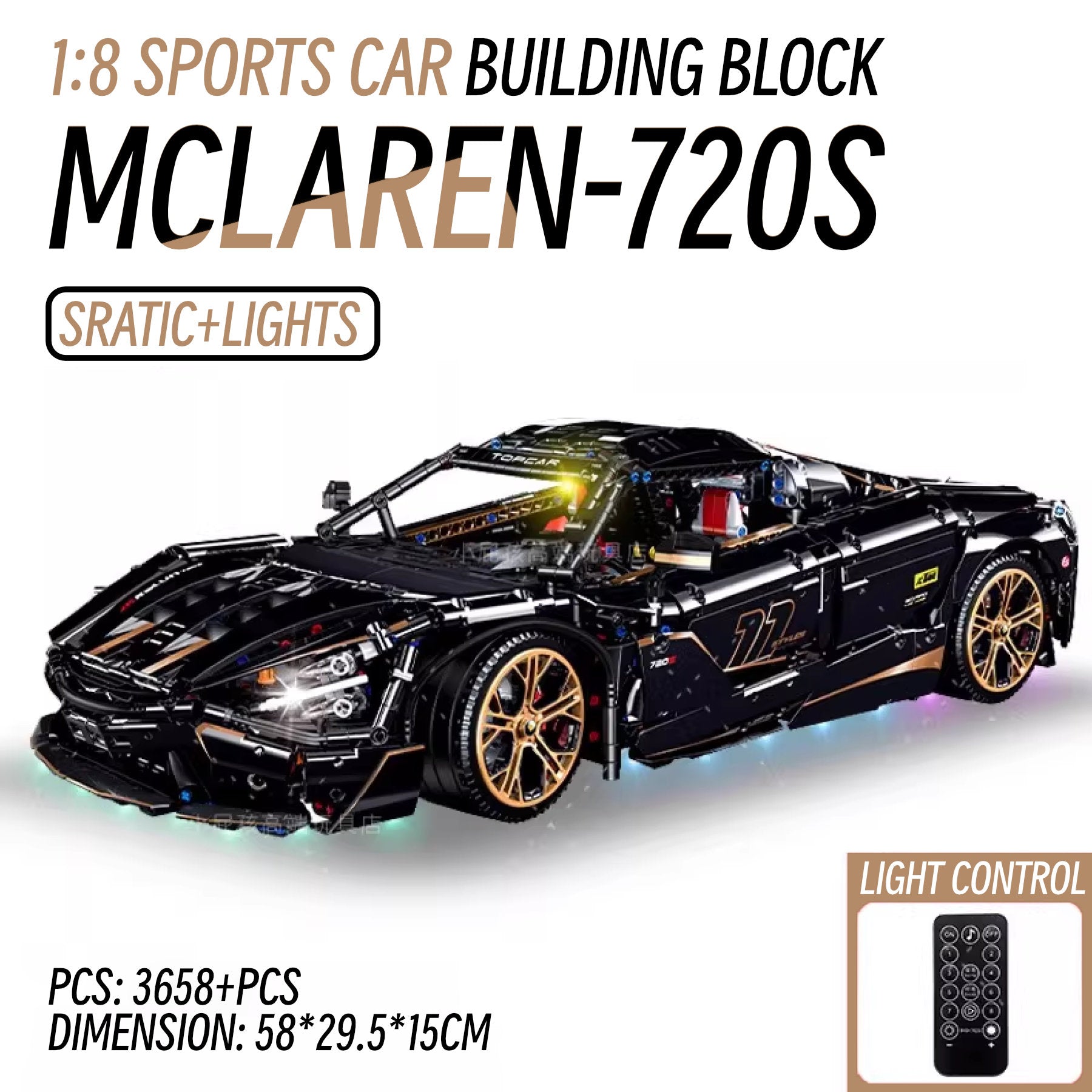 Mclaren 720S-1:8 scale