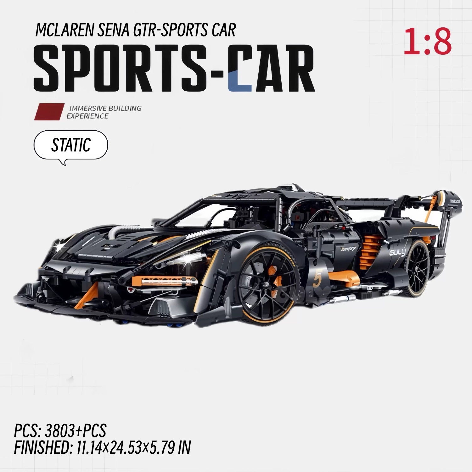 Mclaren sena-1:8 scale